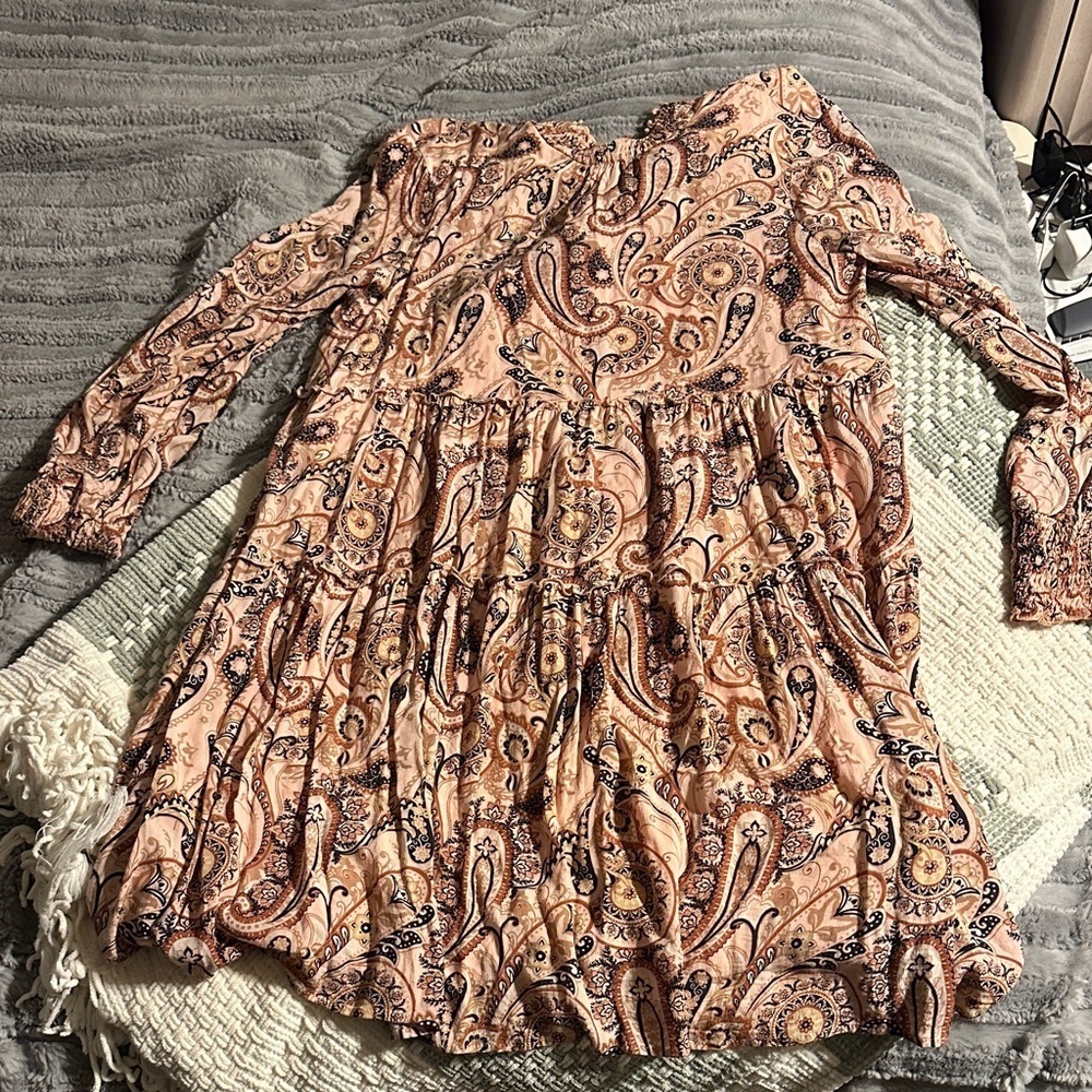 Anthropologie long sleeve dress